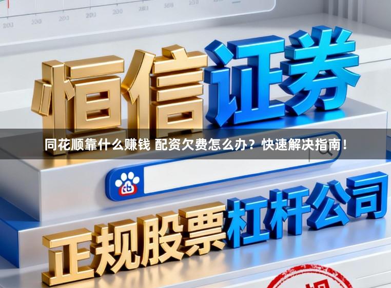 同花顺靠什么赚钱 配资欠费怎么办？快速解决指南！